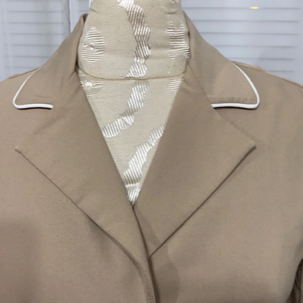 Jonathan Martin Studio blazer, tan size S - Picture 3 of 10